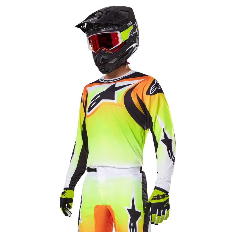 Motokrosový dres Alpinestars Fluid Wurx žluto-černý