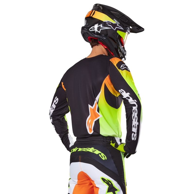 Motokrosový dres Alpinestars Fluid Wurx žluto-černý