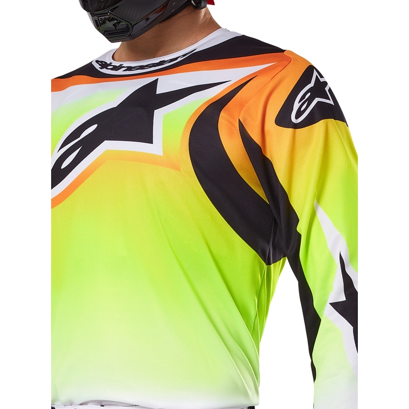 Motokrosový dres Alpinestars Fluid Wurx žluto-černý
