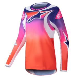 Dámský motokrosový dres Alpinestars Stella Fluid Wurx multicolor-bílý