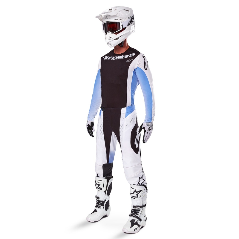 Motokrosové kalhoty Alpinestars Techstar Melt černo-modré