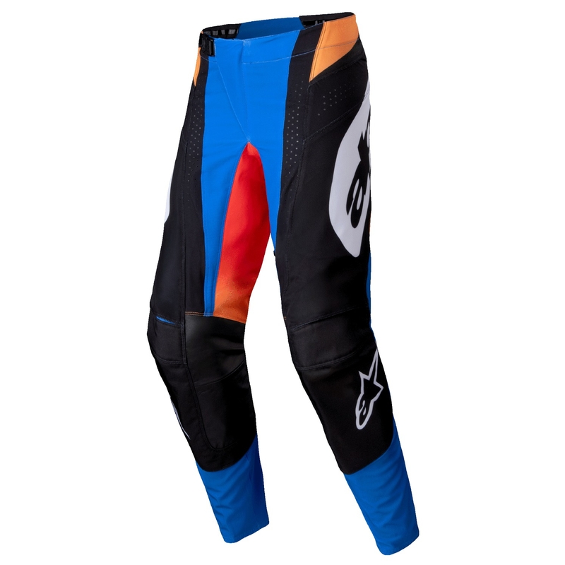 Motokrosové kalhoty Alpinestars Techstar Melt oranžovo-modré
