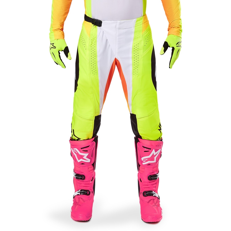 Motokrosové kalhoty Alpinestars Techstar Melt žluto-černé