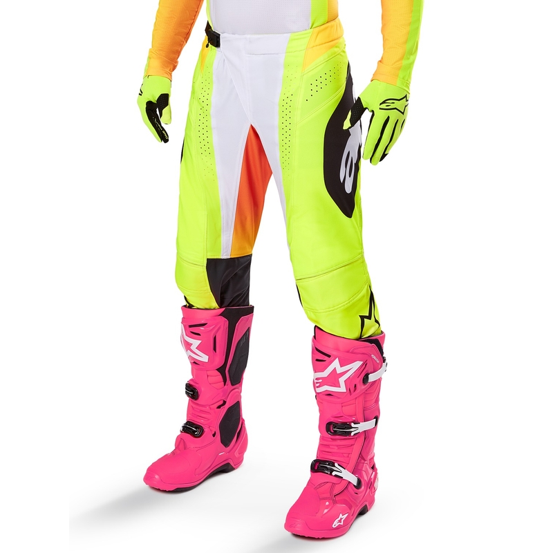 Motokrosové kalhoty Alpinestars Techstar Melt žluto-černé