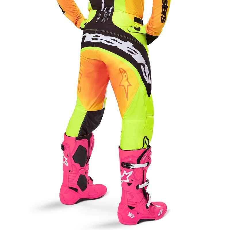 Motokrosové kalhoty Alpinestars Techstar Melt žluto-černé