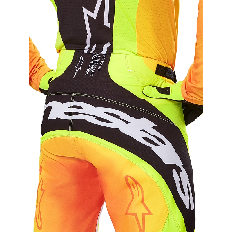 Motokrosové kalhoty Alpinestars Techstar Melt žluto-černé