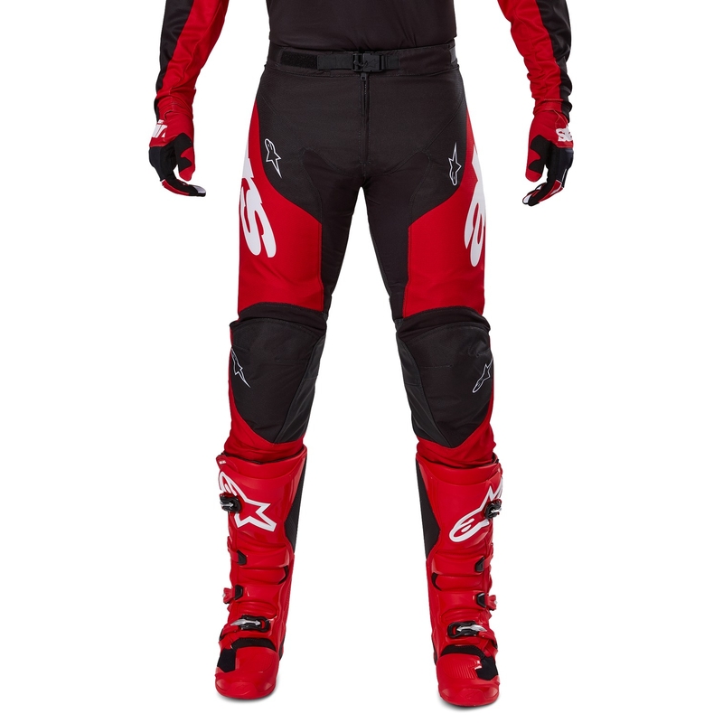 Motokrosové kalhoty Alpinestars Racer Veil černo-červené