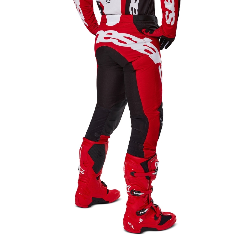 Motokrosové kalhoty Alpinestars Racer Veil černo-červené