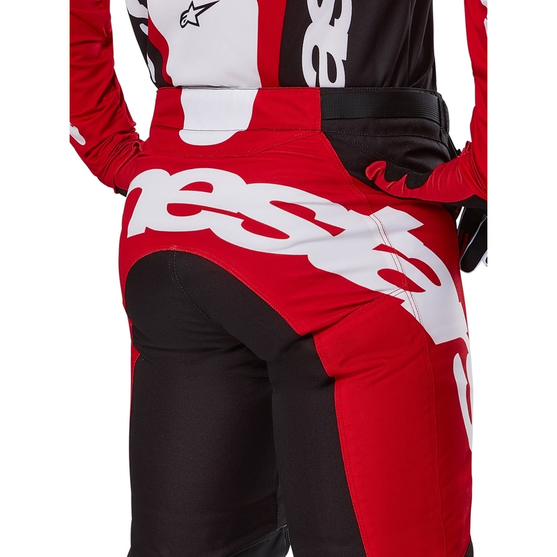 Motokrosové kalhoty Alpinestars Racer Veil černo-červené