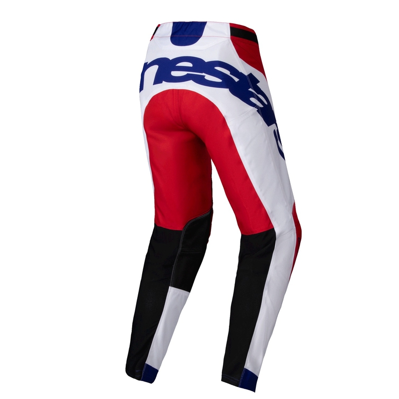 Motokrosové kalhoty Alpinestars Racer Veil červeno-bílé