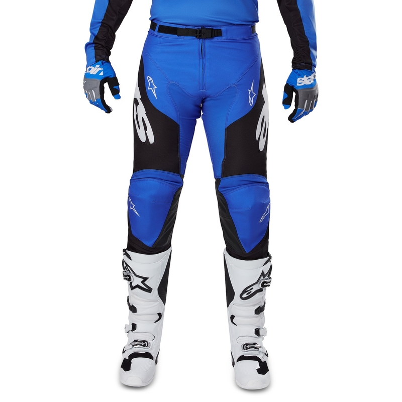 Motokrosové kalhoty Alpinestars Racer Veil modro-černé