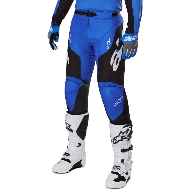 Motokrosové kalhoty Alpinestars Racer Veil modro-černé
