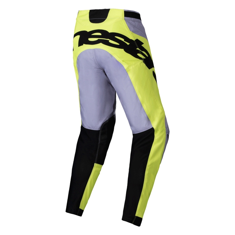 Motokrosové kalhoty Alpinestars Racer Veil šedo-fluo žluté