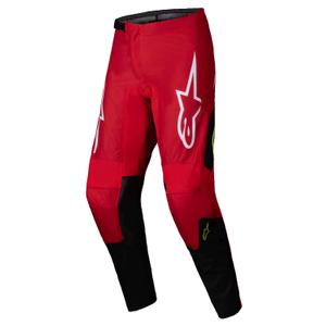 Motokrosové kalhoty Alpinestars Fluid Haul červeno-černé