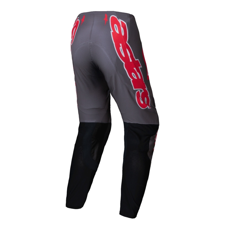 Motokrosové kalhoty Alpinestars Supertech Lipan kouřovo-červené