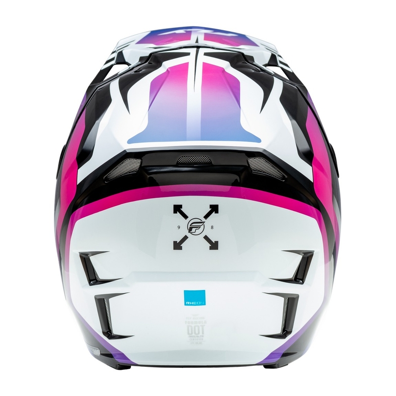 Motokrosová helma FLY Racing Formula CP bílo-černo-fialová