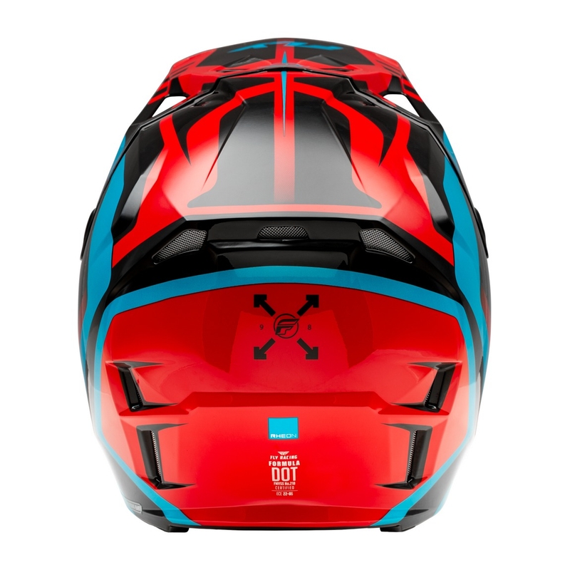 Motokrosová helma FLY Racing Formula CP červeno-černo-modrá