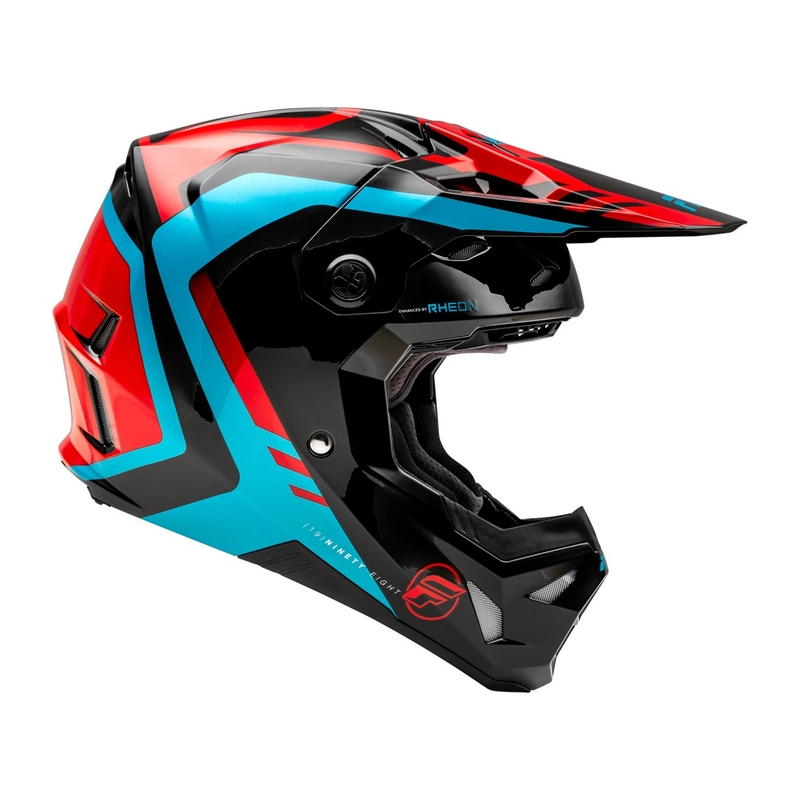 Motokrosová helma FLY Racing Formula CP červeno-černo-modrá