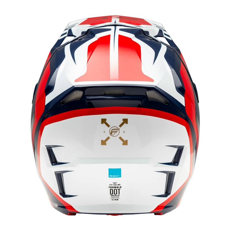 Motokrosová helma FLY Racing Formula CP červeno-bílo-modrá