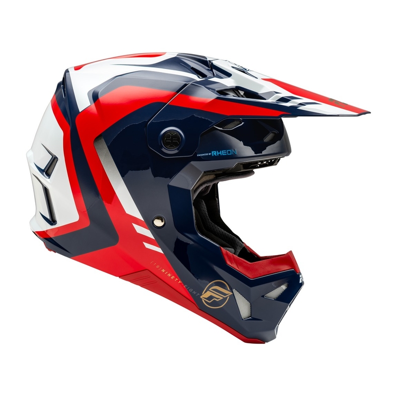 Motokrosová helma FLY Racing Formula CP červeno-bílo-modrá