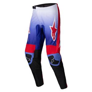 Motokrosové kalhoty Alpinestars Fluid Wurx fialovo-červené