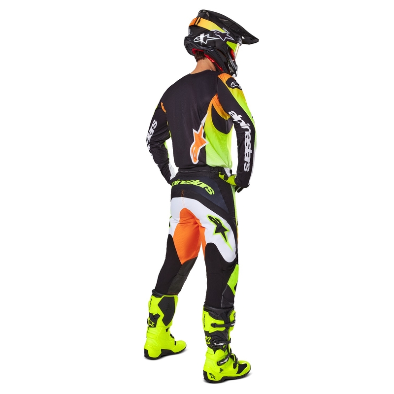 Motokrosové kalhoty Alpinestars Fluid Wurx žluto-černé