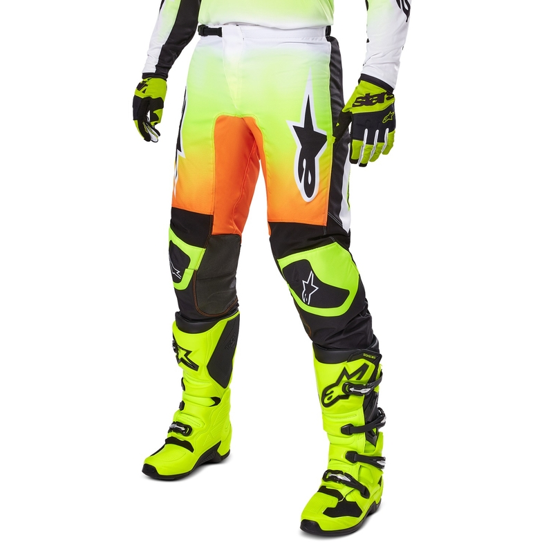Motokrosové kalhoty Alpinestars Fluid Wurx žluto-černé