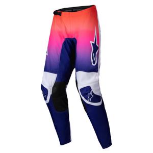 Dámské motokrosové kalhoty Alpinestars Stella Fluid Wurx multicolor-bílé