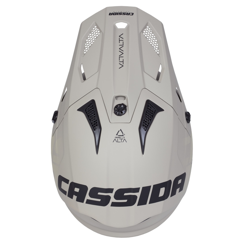 Motokrosová helma Cassida Cross Cup 2 Alta matná pískovo-šedá