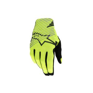 Motokrosové rukavice Alpinestars Radar Pro 2025 fluo žluté