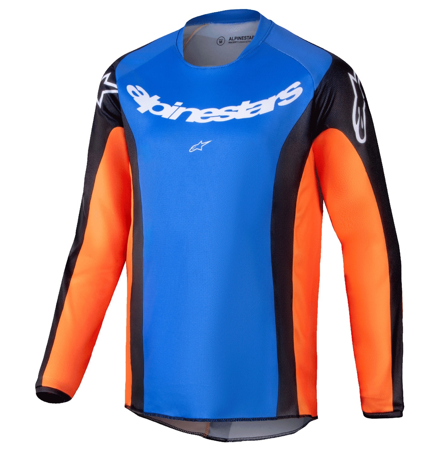Dětský motokrosový dres Alpinestars Racer Melt oranžovo-modrý Velikost: S