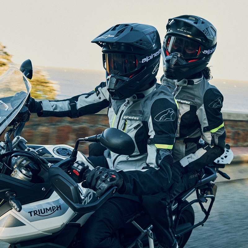 Bunda na motorku Alpinestars Bogota PRO Drystar modro-černo-červená