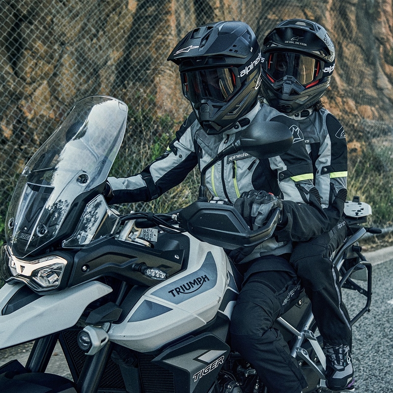Bunda na motorku Alpinestars Bogota PRO Drystar modro-černo-červená