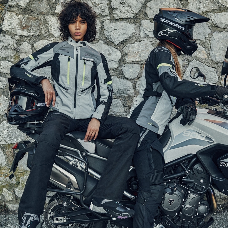 Bunda na motorku Alpinestars Bogota PRO Drystar modro-černo-červená