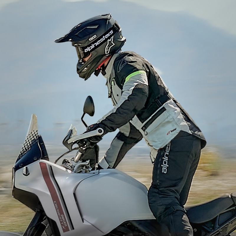Bunda na motorku Alpinestars Bogota PRO Drystar šedo-černo-fluo žlutá