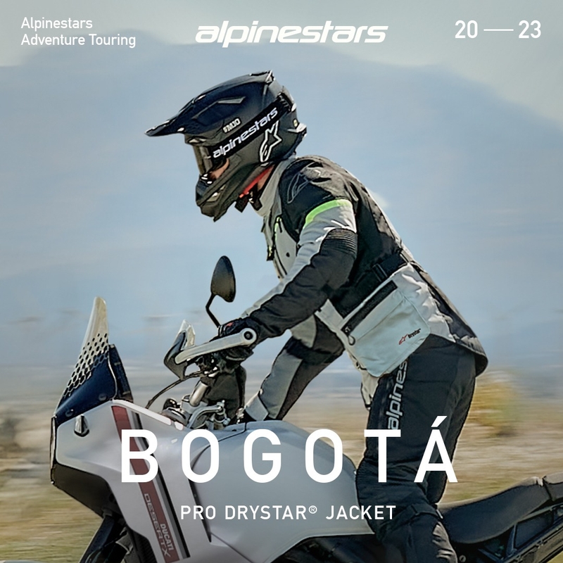 Bunda na motorku Alpinestars Bogota PRO Drystar šedo-černo-fluo žlutá