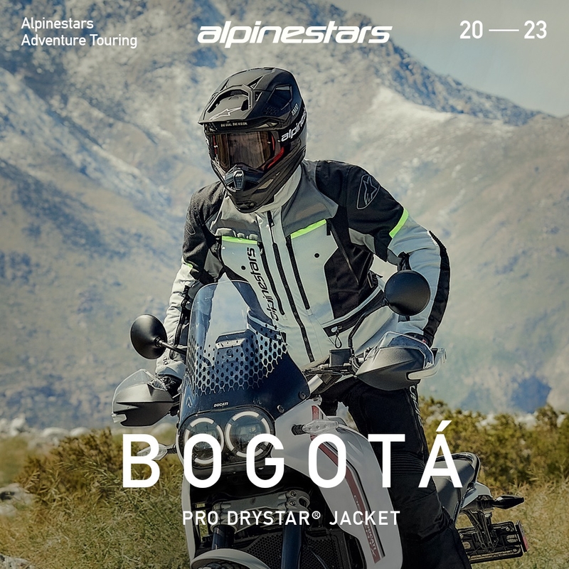 Bunda na motorku Alpinestars Bogota PRO Drystar šedo-černo-fluo žlutá