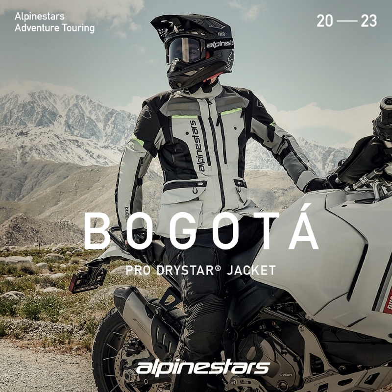 Bunda na motorku Alpinestars Bogota PRO Drystar šedo-černo-fluo žlutá