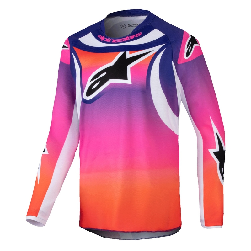 Dětský motokrosový dres Alpinestars Racer Wurx multicolor-bílý
