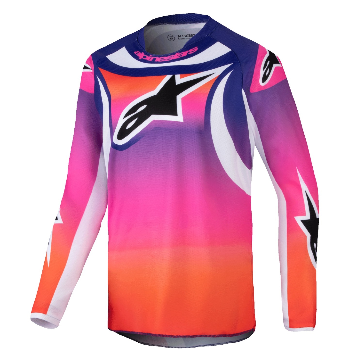 Dětský motokrosový dres Alpinestars Racer Wurx multicolor-bílý Velikost: L