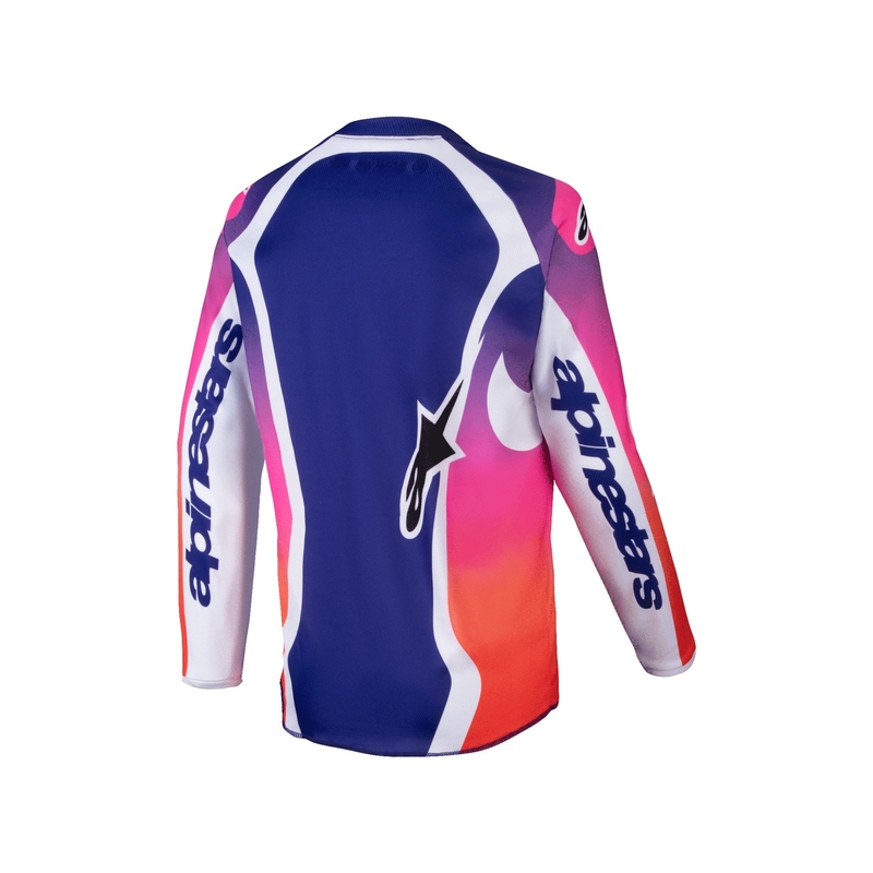 Dětský motokrosový dres Alpinestars Racer Wurx multicolor-bílý