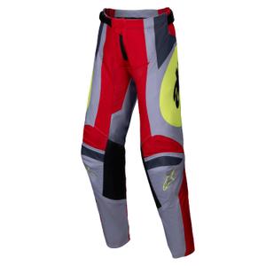 Dětské motokrosové kalhoty Alpinestars Racer Melt červeno-šedé