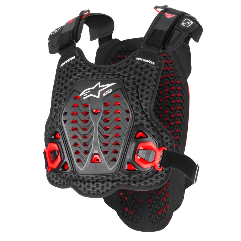 Chránič hrudi Alpinestars A-5 Plasma černo-červeno-bílý