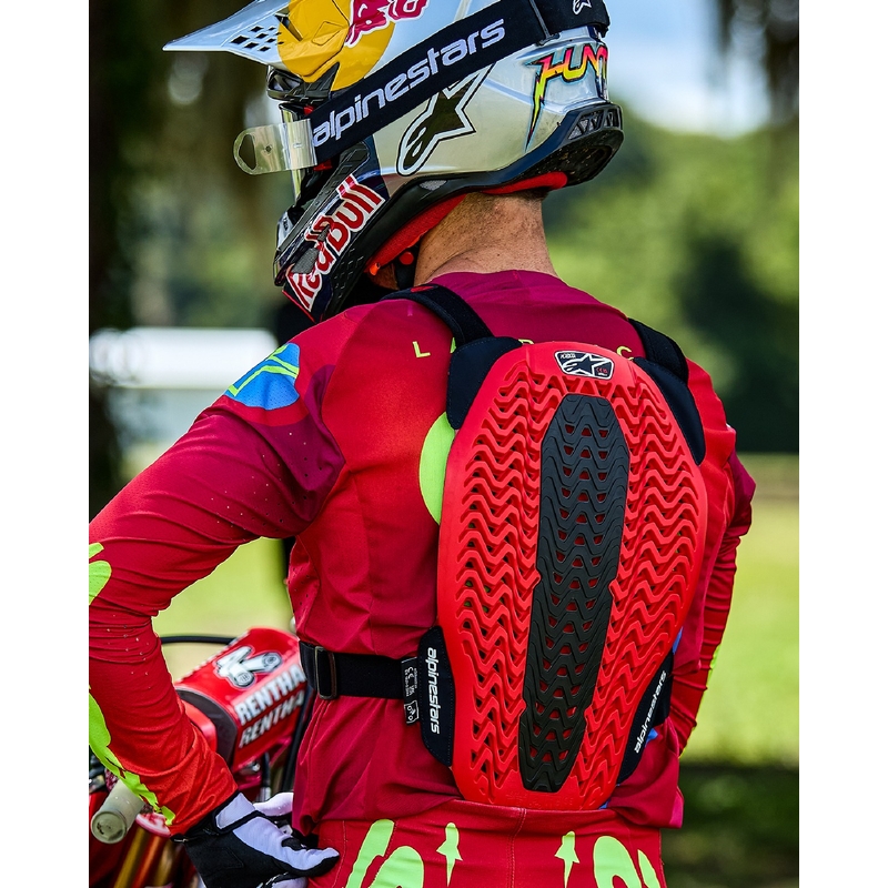 Chránič hrudi Alpinestars A-5 Plasma černo-červeno-bílý