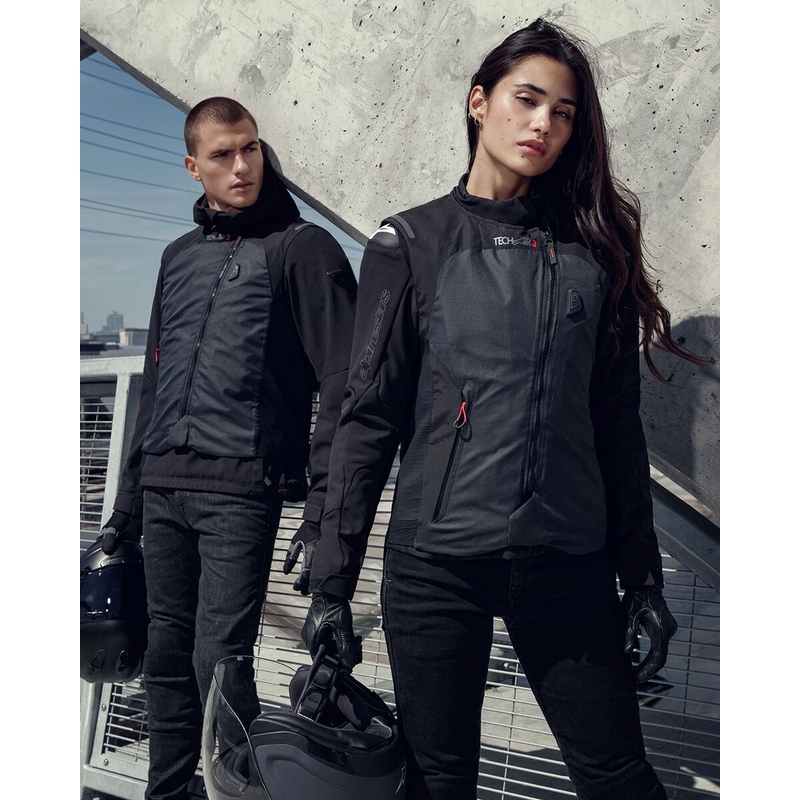 Dámská airbagová vesta Alpinestars Stella TECH-AIR®3 system černo-tmavě šedá