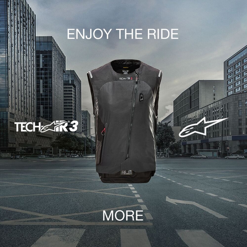 Dámská airbagová vesta Alpinestars Stella TECH-AIR®3 system černo-tmavě šedá