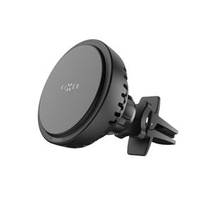 Držák s bezdrátovým nabíjením a aktivním chlazením FIXED MagCool s uchycením MagSafe černý 15W