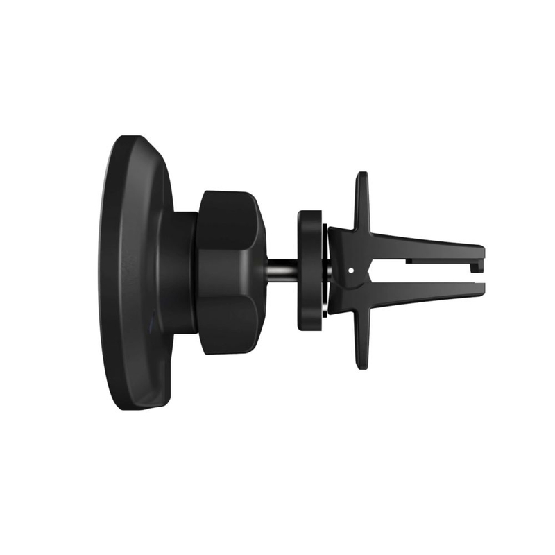Držák s bezdrátovým nabíjením FIXED MagRound s podporou uchycení MagSafe černý 15W