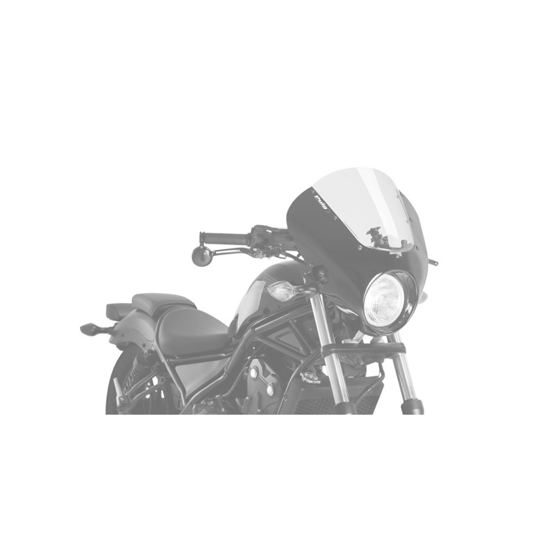 Plexi štít PUIG DARK NIGHT tmavá kouřová pro HONDA CMX 500 Rebel 2017-2019
