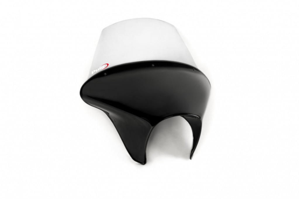 Plexi štít PUIG BATWING SML TOURING 21070W průhledný s matně černým krytem